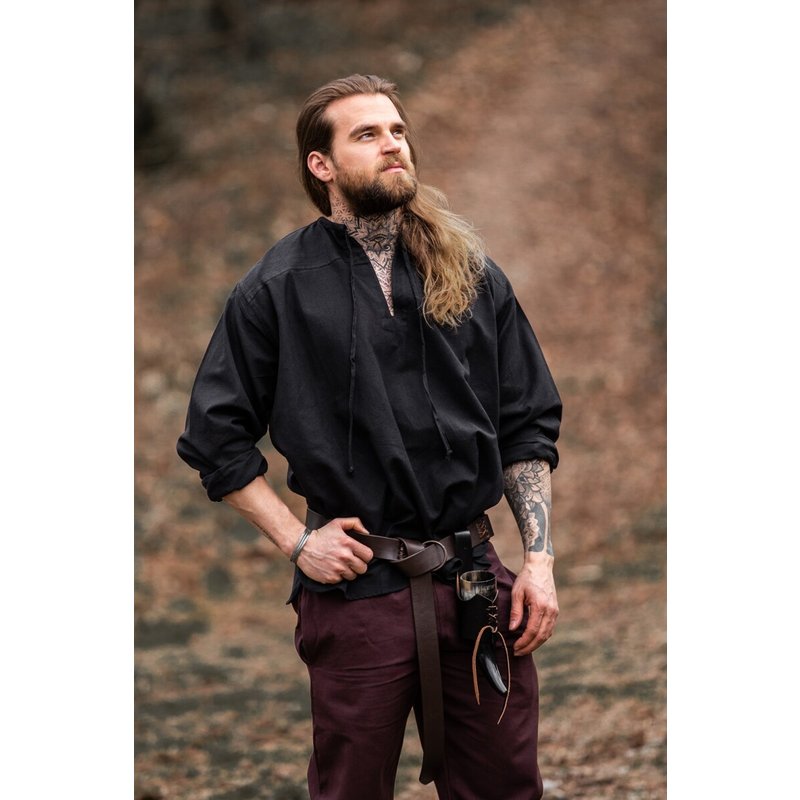 Bartholomeus Medieval Shirt — Relaxed Fit with Neck & Sleeve Ties - Product image 3