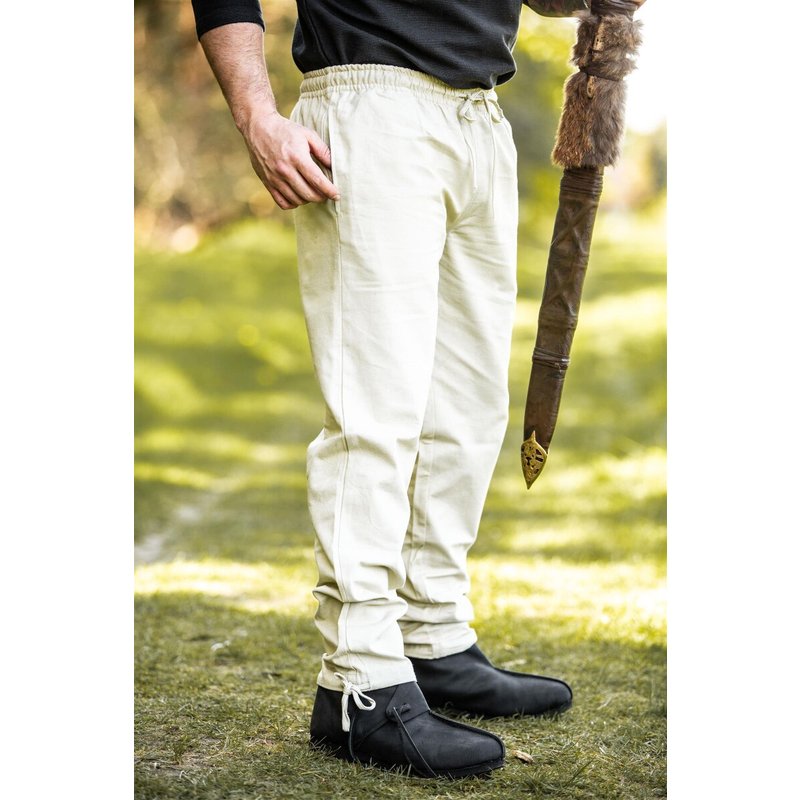 Arvo Medieval Trousers — Cotton Drawstring Waist