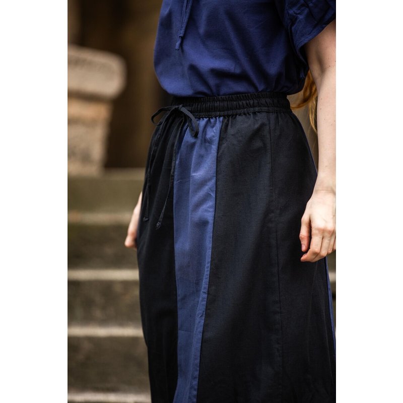 Dana Medieval Long Skirt — Cotton-Linen Blend