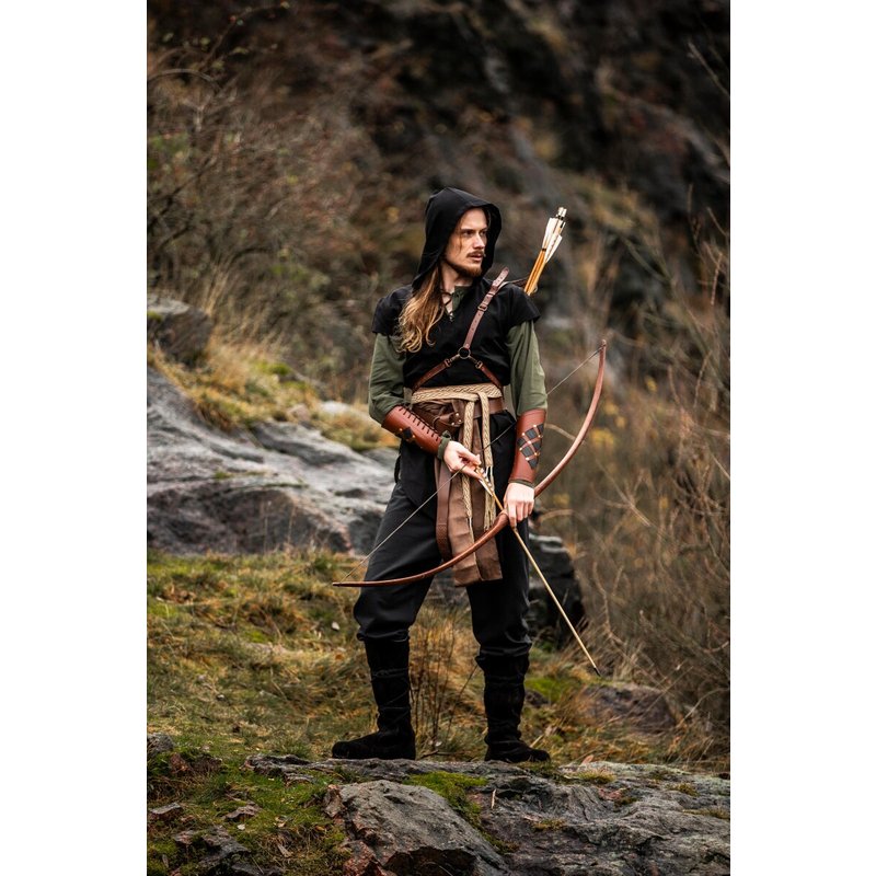 Woodsman Tunic Arais — Hooded V‑Neck Cotton Tunic - Product image 2