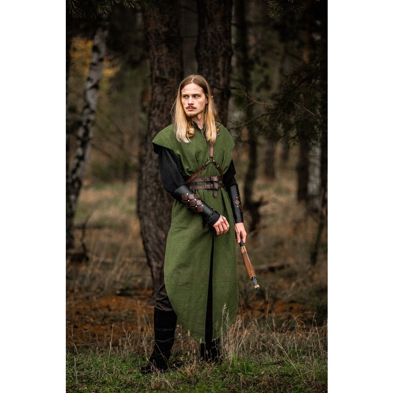 Woodsman Tunic Arun — Sleeveless Cotton Ranger Tunic