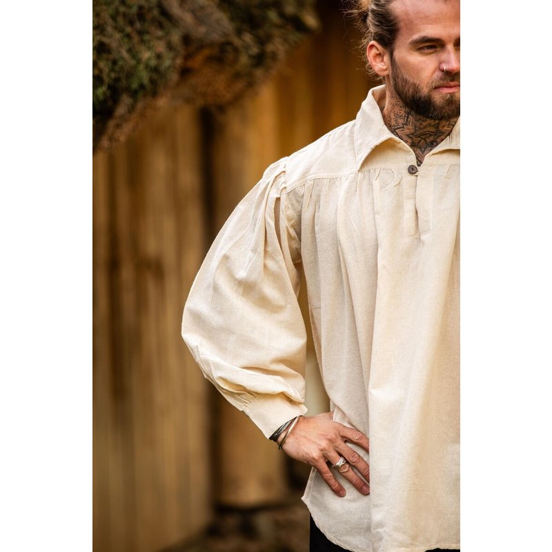 James Collared Pirate Shirt — Cotton Medieval & LARP Shirt for Men - Product image 9