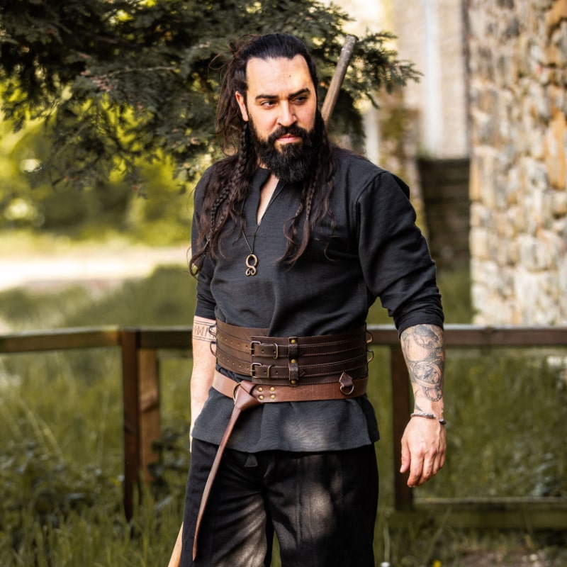 Sif Viking Wide Leather Belt | Made in Germany