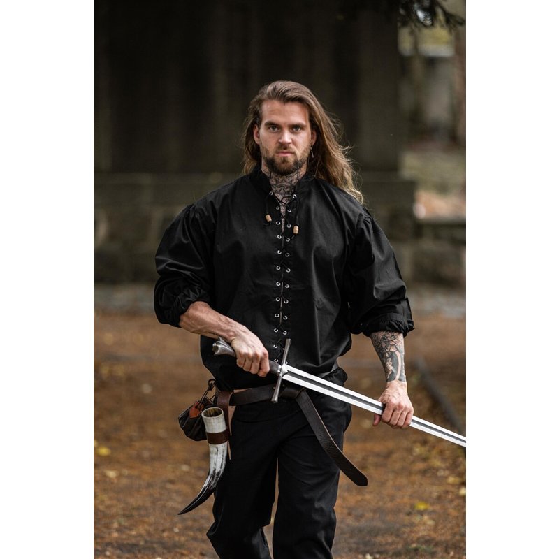 Dagwin Natural Lace-Up Shirt (Men)