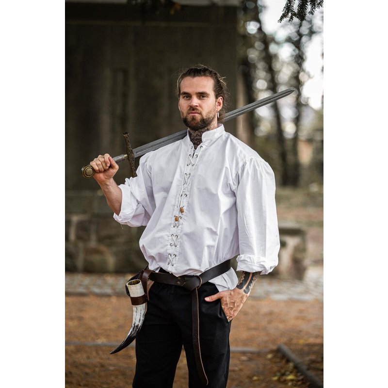 Dagwin Natural Lace-Up Shirt (Men) - Product image 2