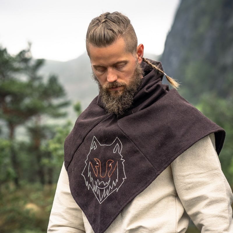 Halfdan Viking Gugel – Wool Hood Inspired by the Skjoldehamn Find