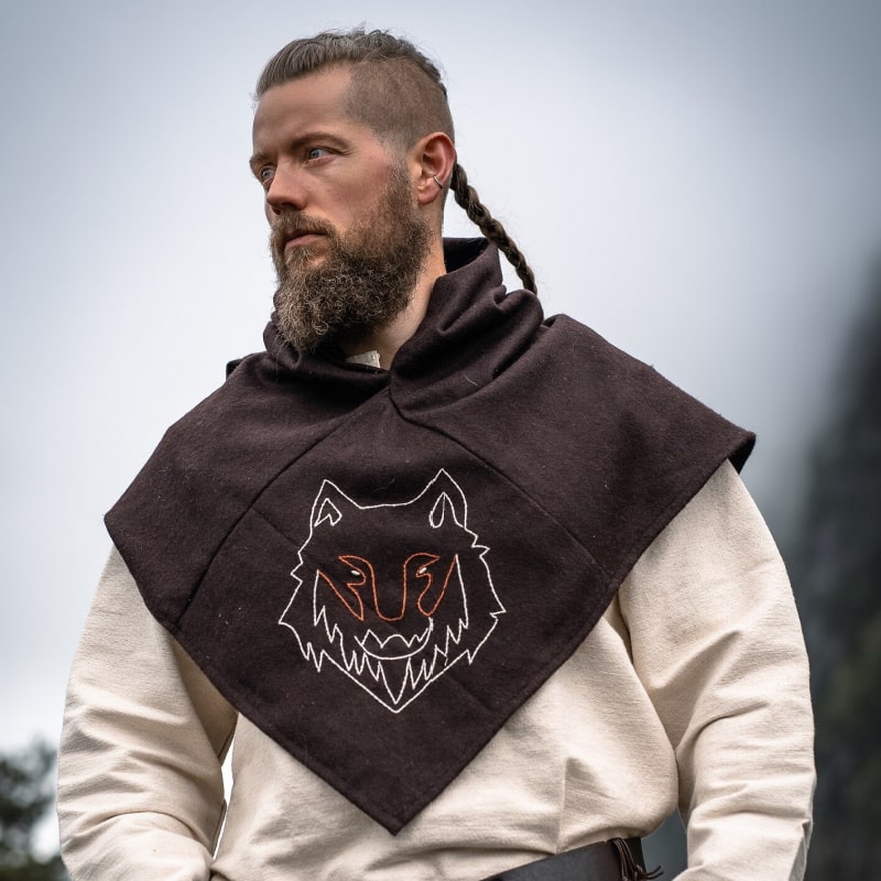 Halfdan Viking Gugel – Wool Hood Inspired by the Skjoldehamn Find - Product image 7