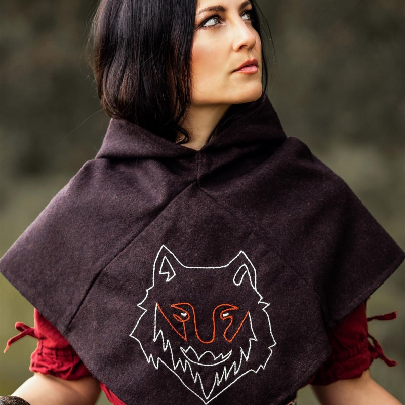 Halfdan Viking Gugel – Wool Hood Inspired by the Skjoldehamn Find - Product image 4