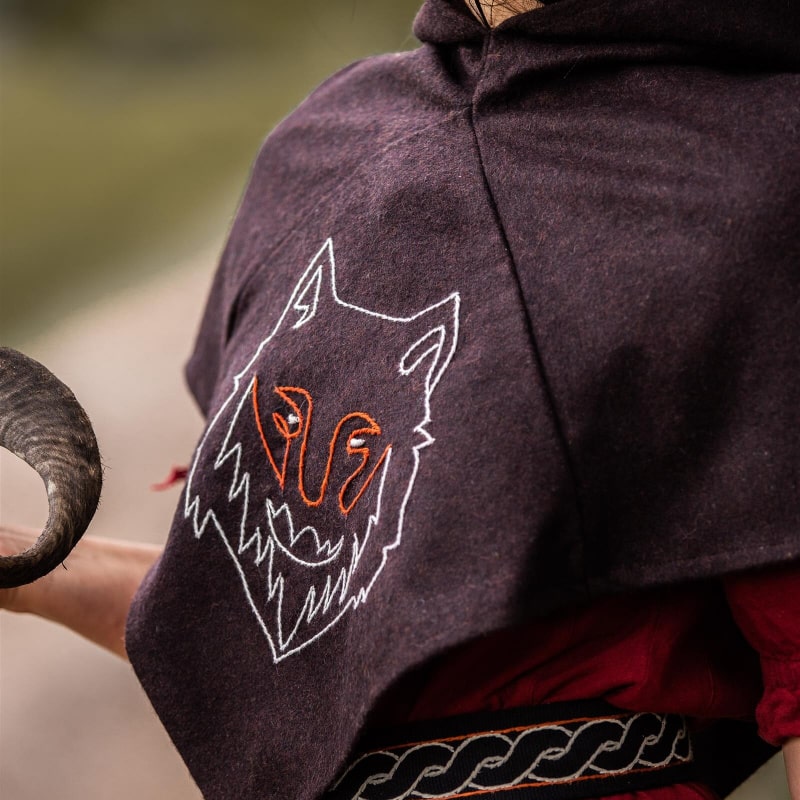 Halfdan Viking Gugel – Wool Hood Inspired by the Skjoldehamn Find - Product image 2