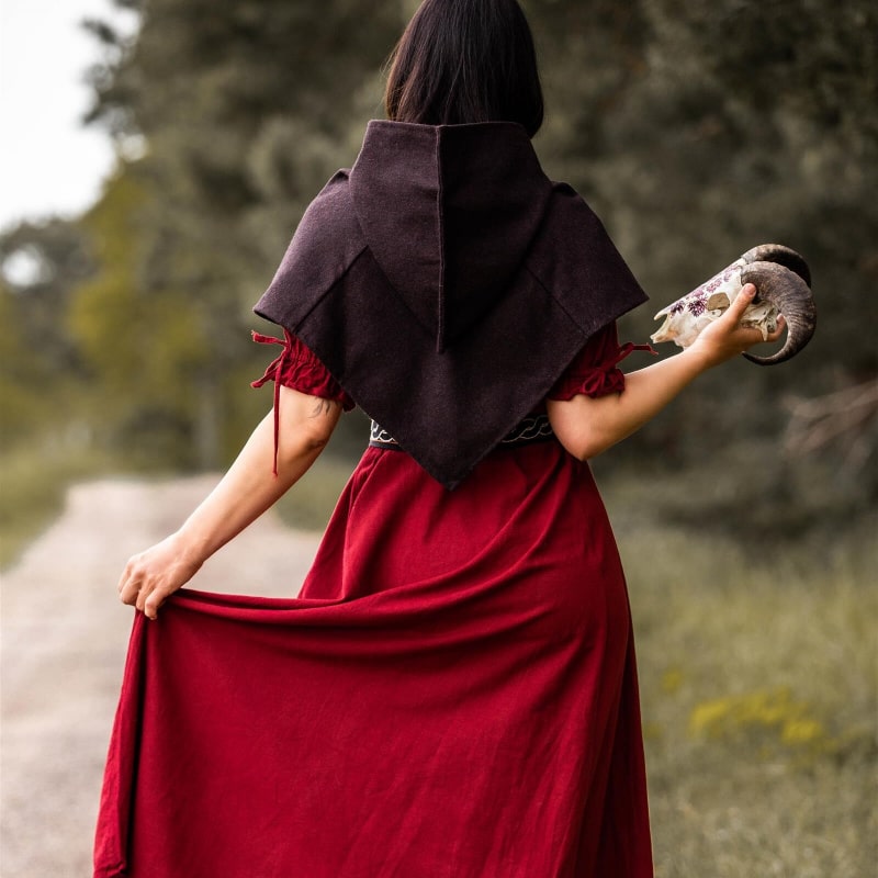 Halfdan Viking Gugel – Wool Hood Inspired by the Skjoldehamn Find - Product image 3