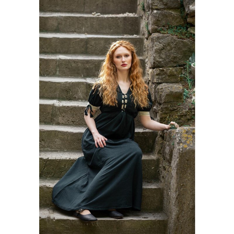 Denise Medieval V-Neck Summer Dress with Lacing - Product image 2