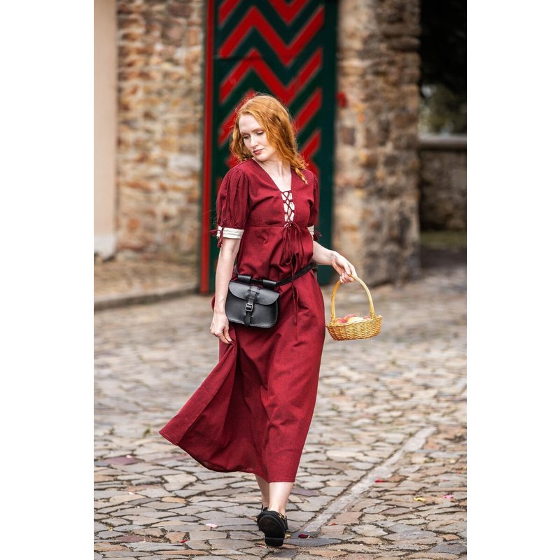 Denise Medieval V-Neck Summer Dress with Lacing - Product image 3