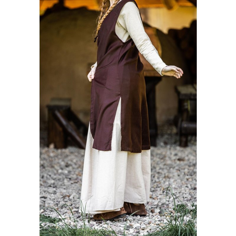 Brisella Overdress — Sleeveless Lace‑Up Medieval‑Inspired Overdress