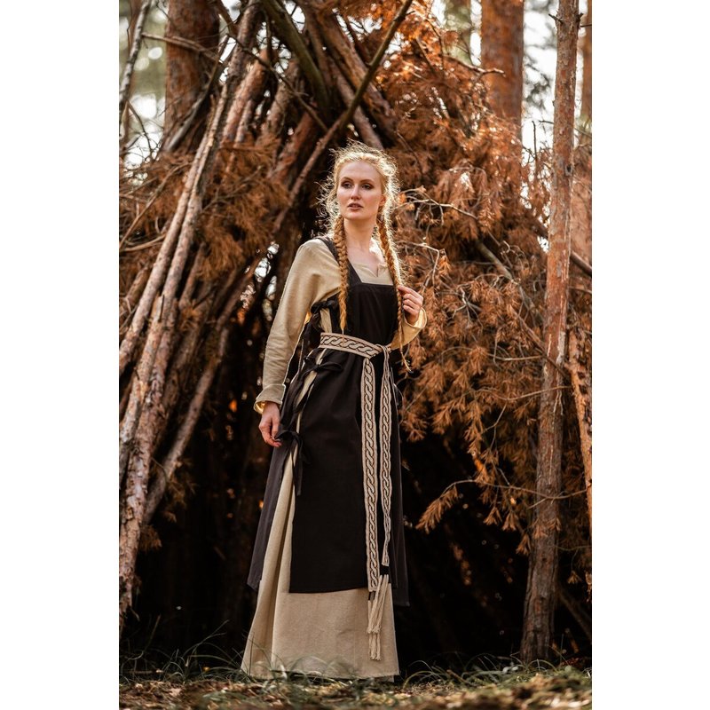 Hildegard Medieval Overdress — Sleeveless, Side-Tie Cotton - Product image 2