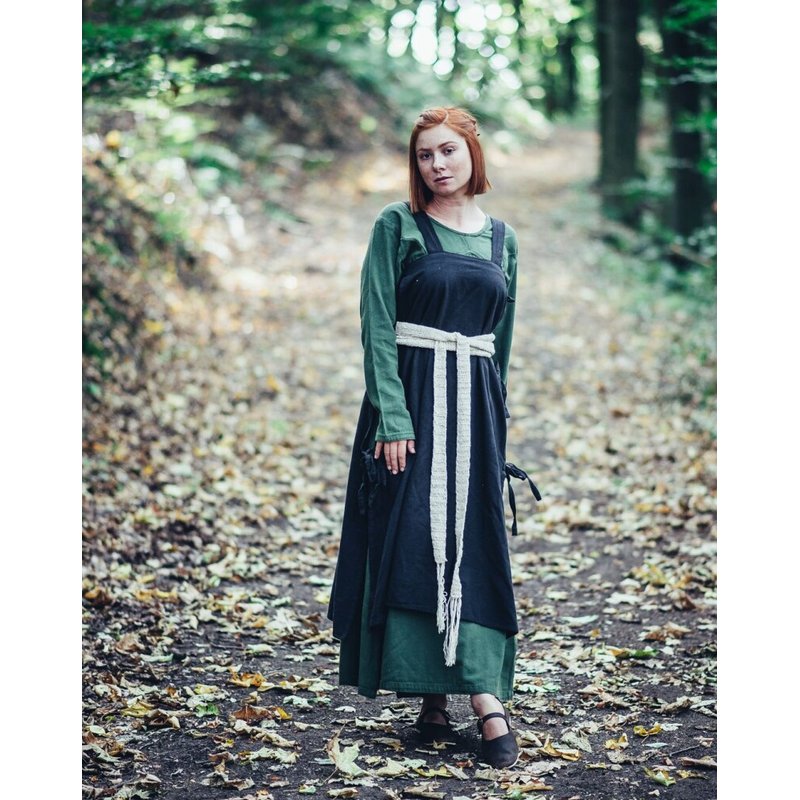 Hildegard Medieval Overdress — Sleeveless, Side-Tie Cotton - Product image 3
