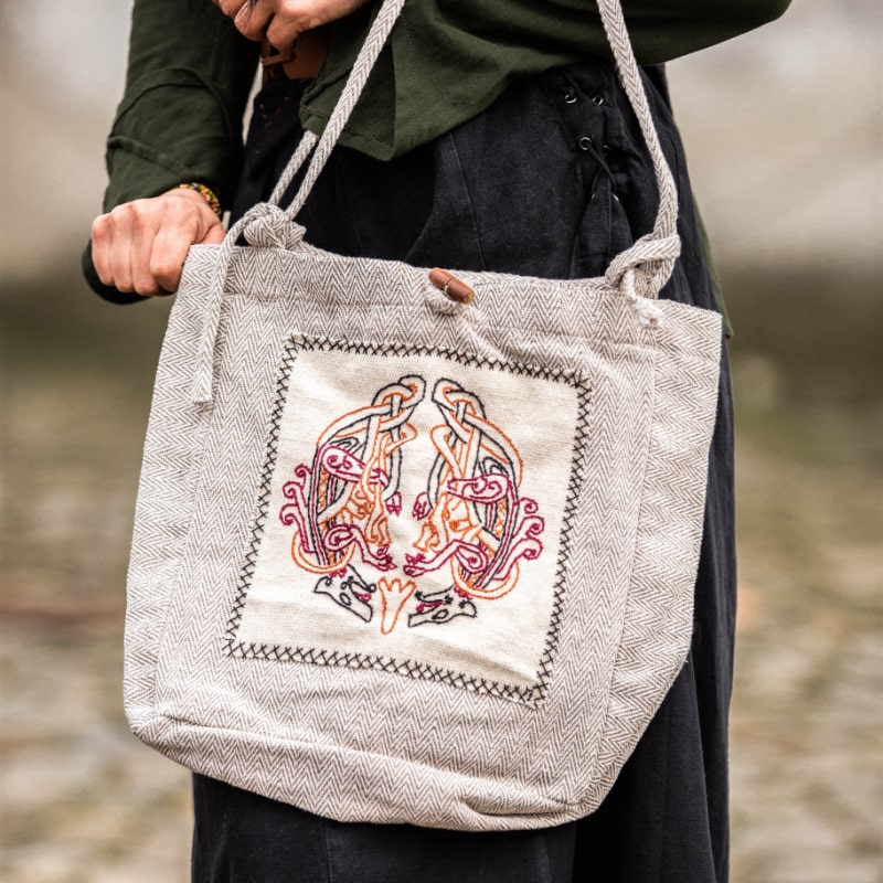 Tora Viking Shoulder Bag | 100% Cotton Norse Satchel