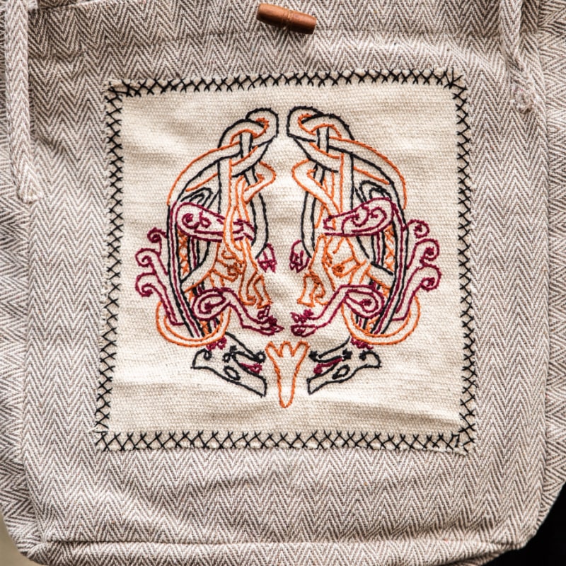 Tora Viking Shoulder Bag | 100% Cotton Norse Satchel