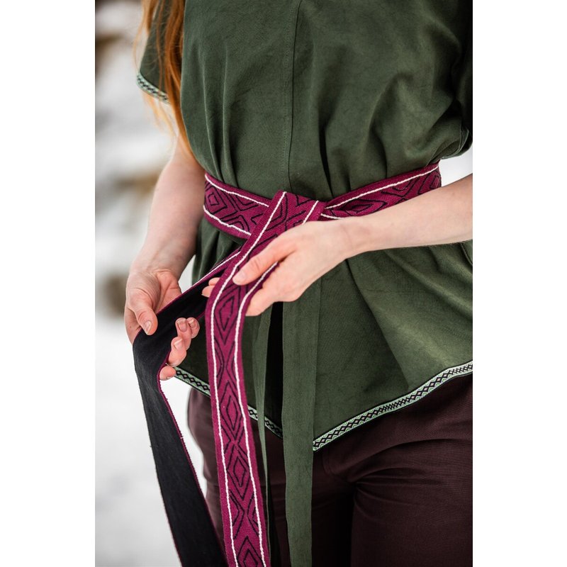 Viking Belt Caja — 235 cm Cotton Belt with Geometric Pattern - Product image 2