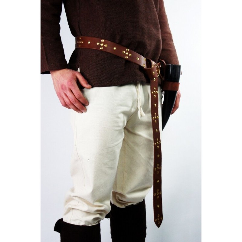 Viking Ring Belt — Robust Leather with Metal Accents - Product image 2