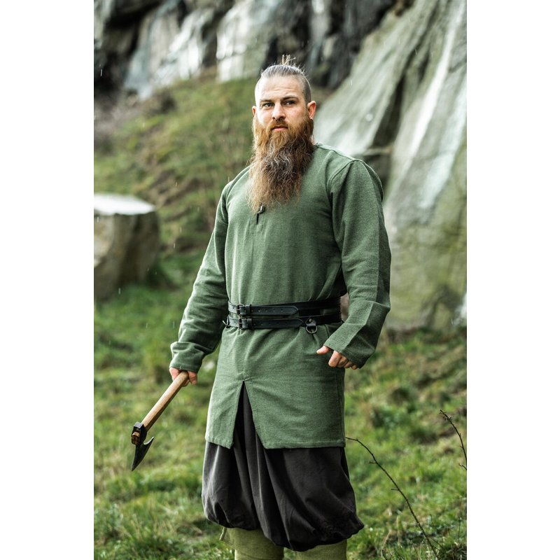 Balduin Viking Tunic — Cotton Henley Neck