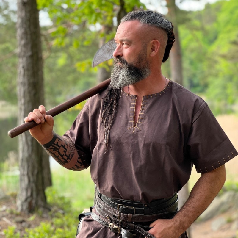 Theobold Viking Tunic | 100% Cotton Norse Tunic for Renaissance Faires