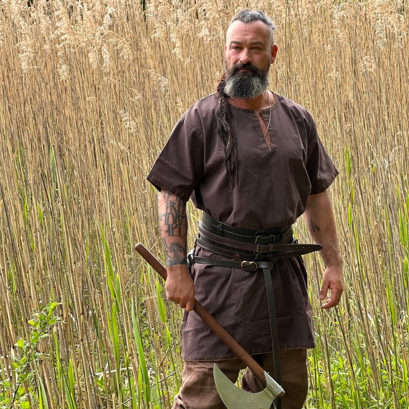 Theobold Viking Tunic | 100% Cotton Norse Tunic for Renaissance Faires