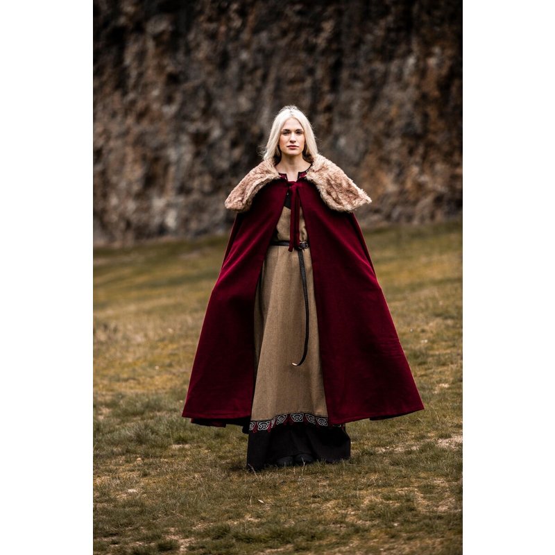 Viking Cloak Janne with Faux Fur Trim - Product image 5