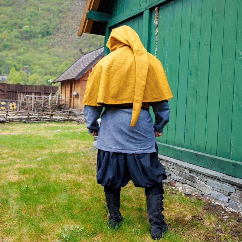 Bjomolf Medieval Gugel – Wool Blend Viking Hood