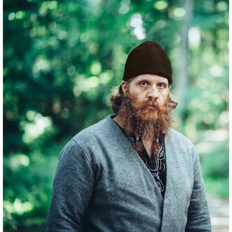 Ari Viking Cap – Wool Felt Rounded Conical Hat