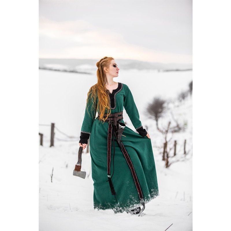 Freya Viking Dress — 100% Cotton with Hand Embroidery - Product image 3
