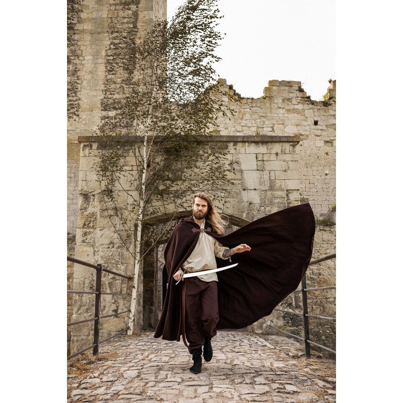 Tjark Wool Cloak with Wolf Clasp - Product image 2