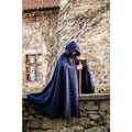 Ilmar Wool Cloak with Hood and Decorative Brooch - Product image 2