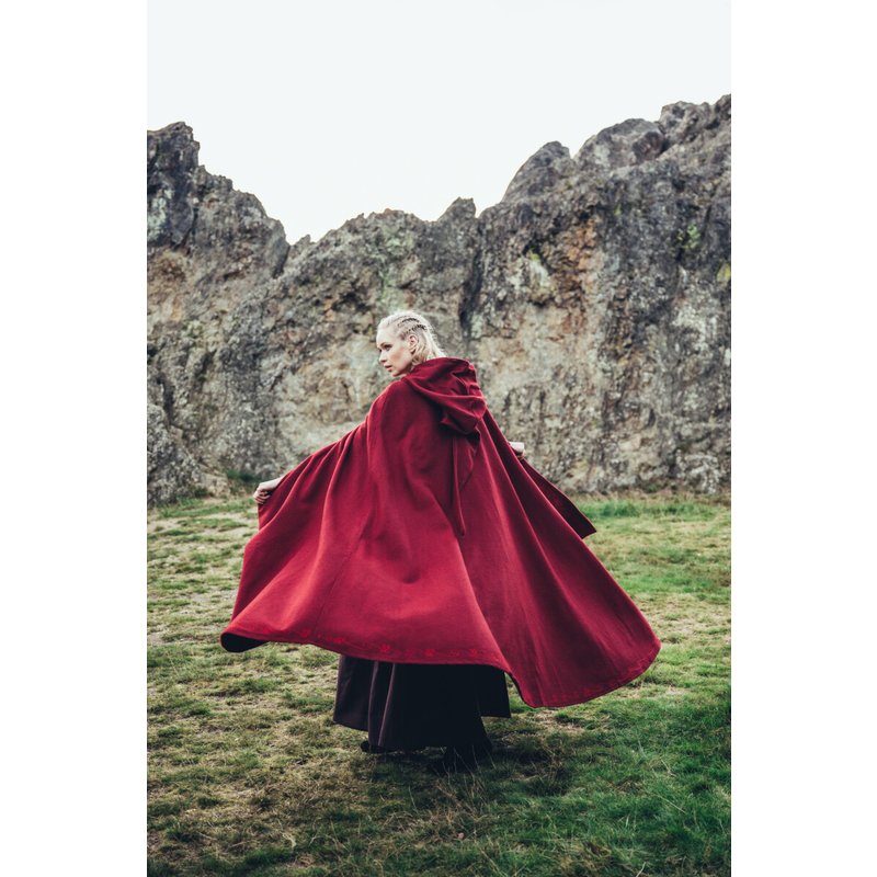 Alma Embroidered Wool Cloak - Product image 3