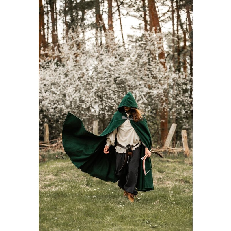Tjark Wool Cloak with Wolf Clasp - Product image 6