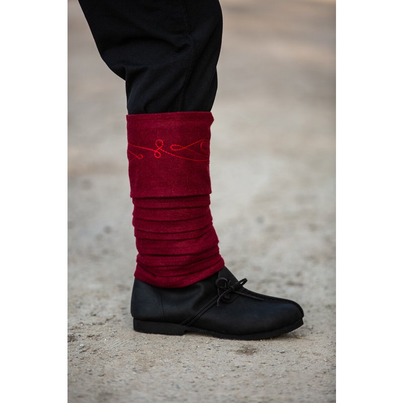 Hannes Embroidered Wool Calf Wraps - Product image 2